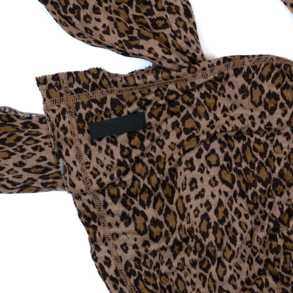 Undercover 'Earmuff Maniac' Leopard Print Scarf (2009AW)